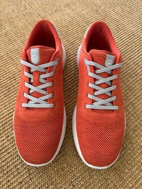 Peter Millar Coral Knit Sneaker with Light Gray Accents